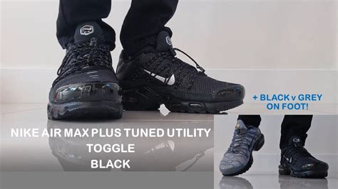 These Are Another Level! Black Nike Air Max Plus Utility 'Toggle ...