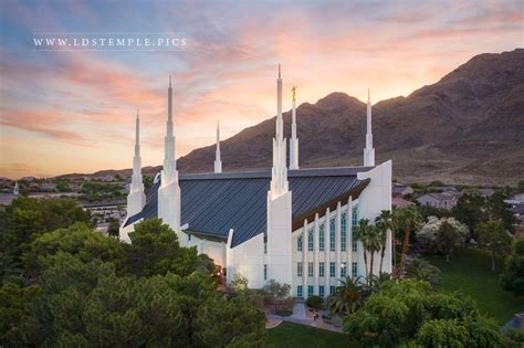 Las Vegas Temple Heavenly Light - LDS Temple Pictures