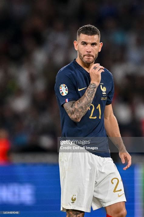 Lucas Hernandez of France gestures during the UEFA EURO 2024 European ...