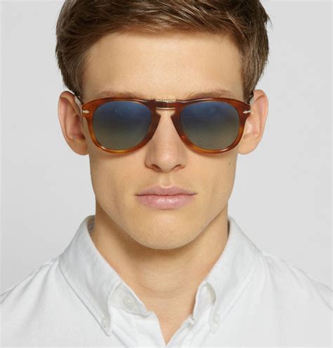 Persol - Steve McQueen Folding Acetate Polarised Sunglasses | MR PORTER | Mens designer ...