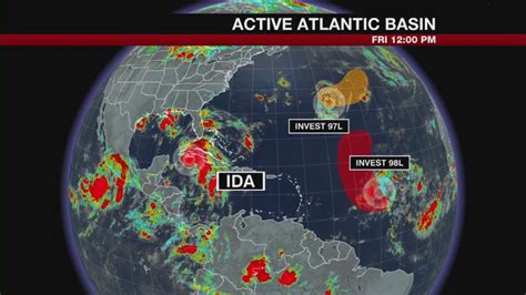 Hurricane Ida latest path