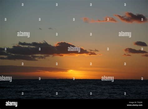 Sunset at Brighton Beach Stock Photo - Alamy