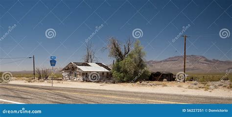 Famous Route 66 Landmark on the Road. Stock Image - Image of arizona, signs: 56227251