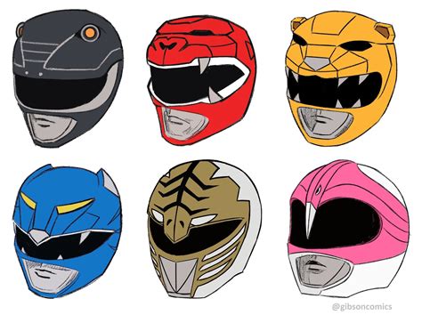 Ninjetti Helmets by Jordan Gibson : powerrangers