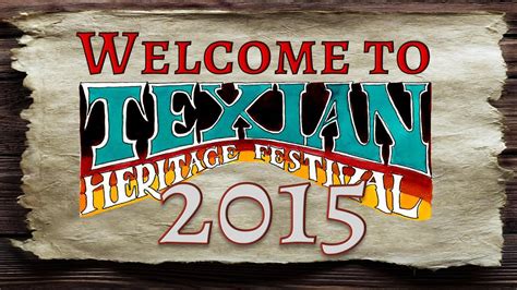 Welcome to Texian Heritage Festival 2015 - YouTube