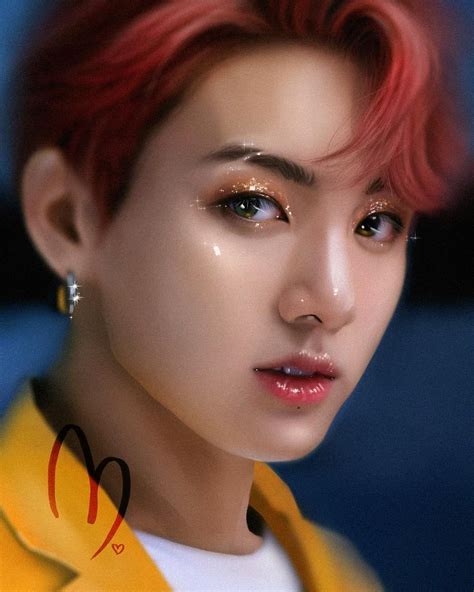 Golden makeup for a golden baby happy birthday 💖💖💖 . #btsfanart #jungkook #jungkookfanart # ...