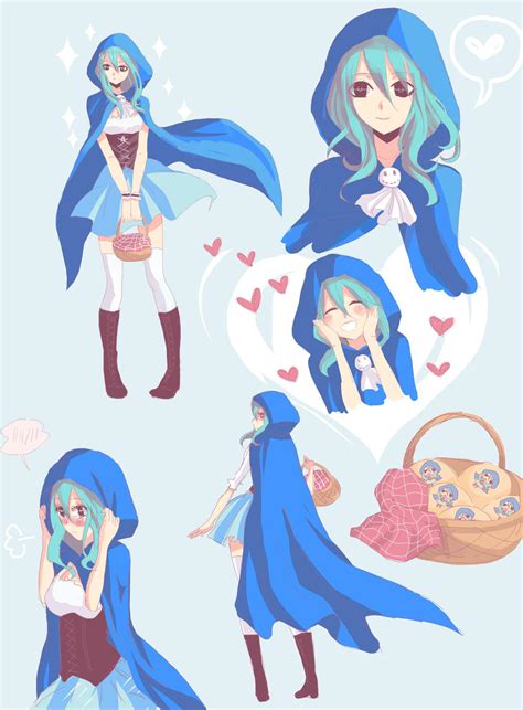 Little Blue Riding Hood AU - Juvia by colored-sky on DeviantArt