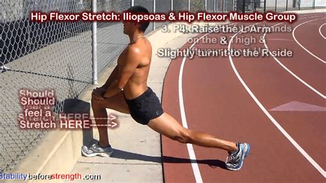 ilio Psoas Stretch for ilio Psoas Major Muscle Pain - YouTube