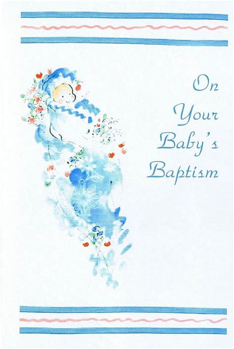 On Your Baby's Baptism - Boy Card