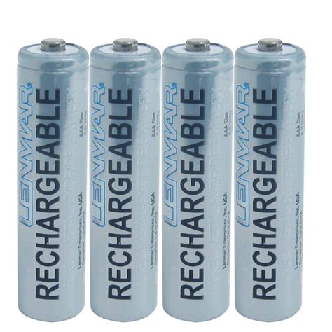 Lenmar Nickel-Metal Hydride AAA 1000mAh Batteries (4-Pack)-PRO410B - The Home Depot