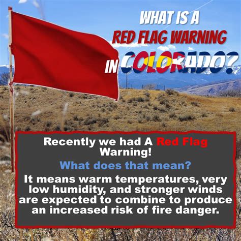 What is a Red Flag Warning - Warren Management