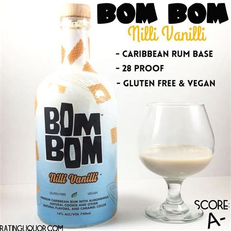 Bom Bom Nilli Vanilli Coffee Liqueur - Nutty Vanilla with Mocha