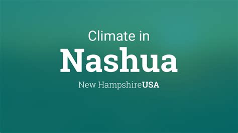 Climate & Weather Averages in Nashua, New Hampshire, USA