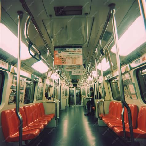 Premium AI Image | Metro train interior