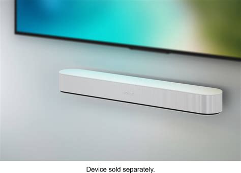 Sonos Beam Soundbar with Voice Control built-in White BEAM1US1 - Best Buy