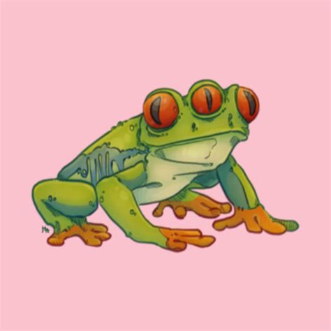 Three Eyes Frog - Frog - T-Shirt | TeePublic