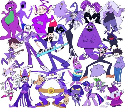 #purple characters on Tumblr