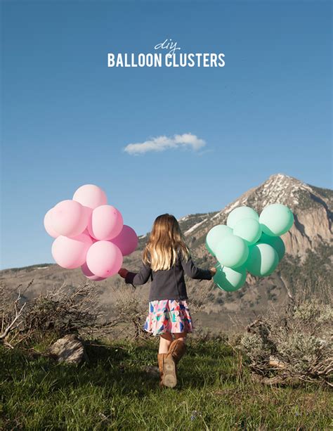 DIY Balloon Clusters | Balloon clusters, Balloon diy, Balloons