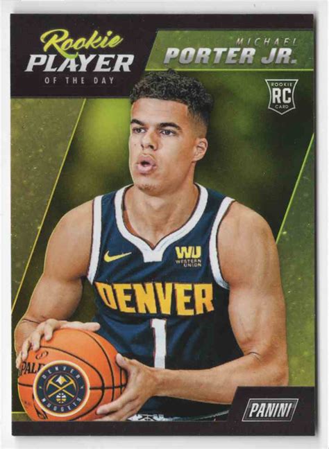 2018-19 Panini Rookie Player Of The Day Michael Porter JR. #R14 on Kronozio