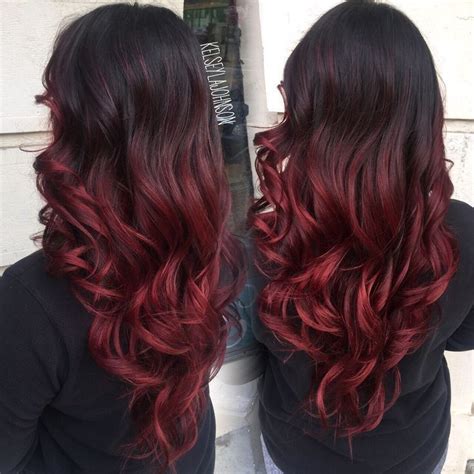 Red ombre hair | Idee per capelli, Capelli, Capelli colorati