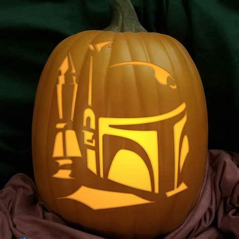 Mandalorian Pumpkin Carving Patterns Stencil Ideas 2022 Pumpkin Carving Tools, Pumpkin Carving ...