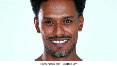 Close Portrait Happy Black Man His Stock Photo 151566872 | Shutterstock
