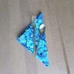 Midnight Floral Dinner Table Napkins 6 Set| Supreme Accents