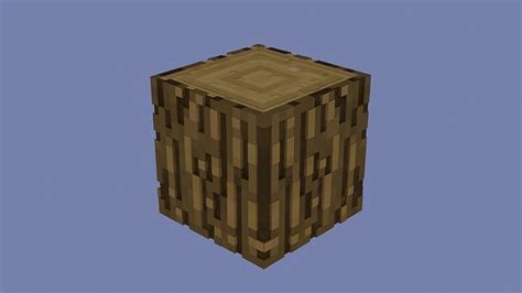 Minecraft oak log free 3D model | CGTrader