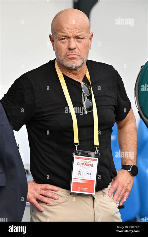 Bart Verhaeghe pictured after a female soccer game between Oud Heverlee Leuven and Club Brugge ...