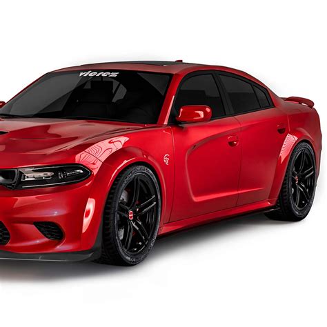 Vicrez 2020 Widebody Kit SRT Hellcat Style Vz102199 Dodge Charger 2015 ...