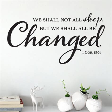 1 Corinthians 15:51 We Shall Not All Sleep Be Changed Bible - Etsy Canada