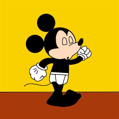 Mickey walking in underwear at home by Ultra-Shounen-Kai-Z on DeviantArt