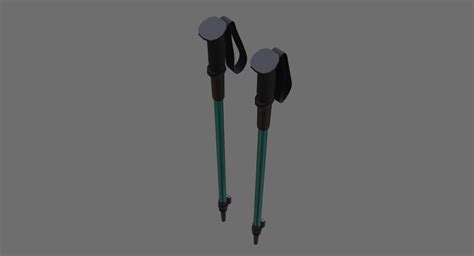 ArtStation - Ski Poles 1A | Game Assets