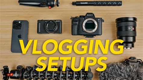 Best Vlogging Camera Setups - Beginner to Professional - YouTube