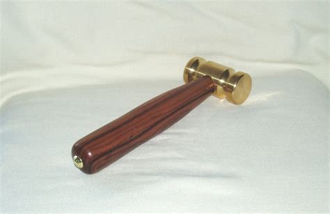 Brass Hammer Artisan Handcrafted Handle in Bolivian Rosewood - Etsy