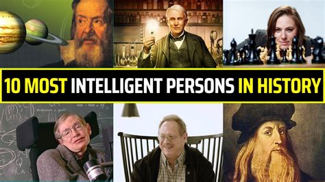 10 Most Intelligent persons in Human History - YouTube