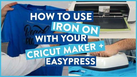 How To Use Iron On With Your Cricut Maker + EasyPress For Beginners | Cricut tutorials, Cricut ...