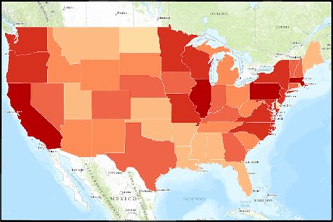 Choropleth map – Map UI Patterns