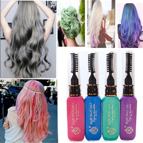 Hot New 10 Colors Gray Hair Color Professional Highlights Streaks ...