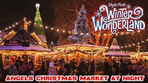 Christmas Market At Night Hyde Park Winter Wonderland (Dec 2022) [4K] - YouTube