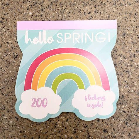 Rainbow Sticker Book 200 Stickers Limited Edition | Etsy