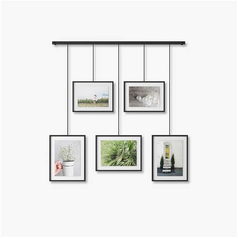 Umbra Exhibit 5-Photo Wall Hanging Picture Frames + Reviews | Crate & Barrel