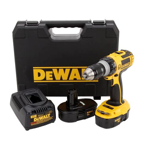 DEWALT 18V 1/2-inch Heavy Duty Cordless Compact Hammer Drill Kit | The ...