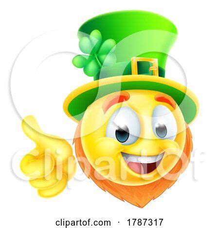 Leprechaun Emoticon Emoji Face Cartoon Icon by AtStockIllustration #1787317 in 2023 | Cartoon ...