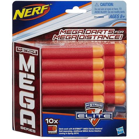 Nerf N-Strike Mega Series 10-Dart Refill Pack | Blasters and Foam Play