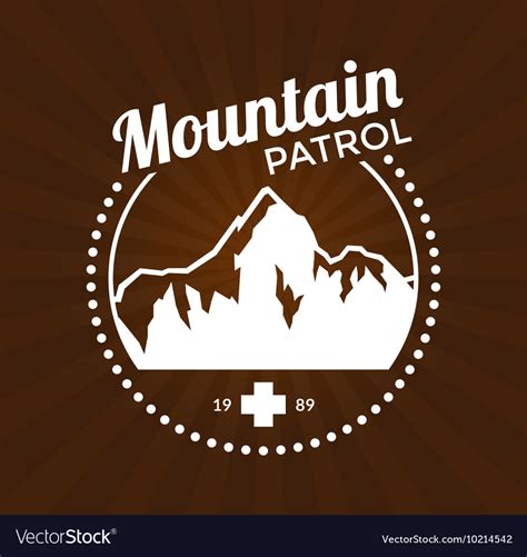 Ski resort logo Royalty Free Vector Image - VectorStock