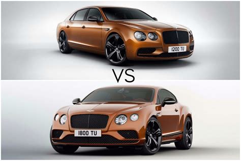 Bentley Continental GT Vs Bentley Flying Spur - carwitter