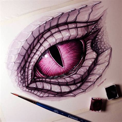 Dragon Eye Painting by LethalChris on DeviantArt | Dragon eye drawing ...