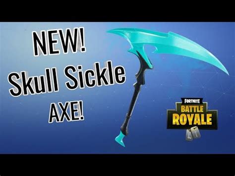 New Skull Sickle Pickaxe Sound Test And Review! - YouTube