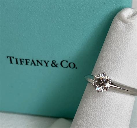 Tiffany & Co. "Tiffany Setting" Platinum and Diamond Ring - Diamond Exchange USA